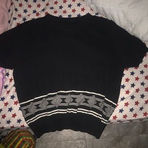 Sweater crop top